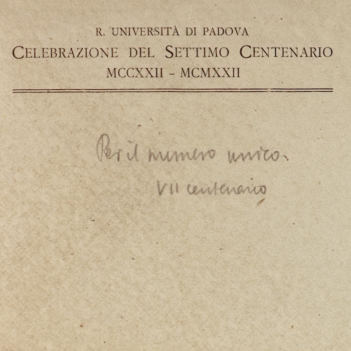 Benussi e la psicologia: "la più giovane scienza dello studio di Padova"