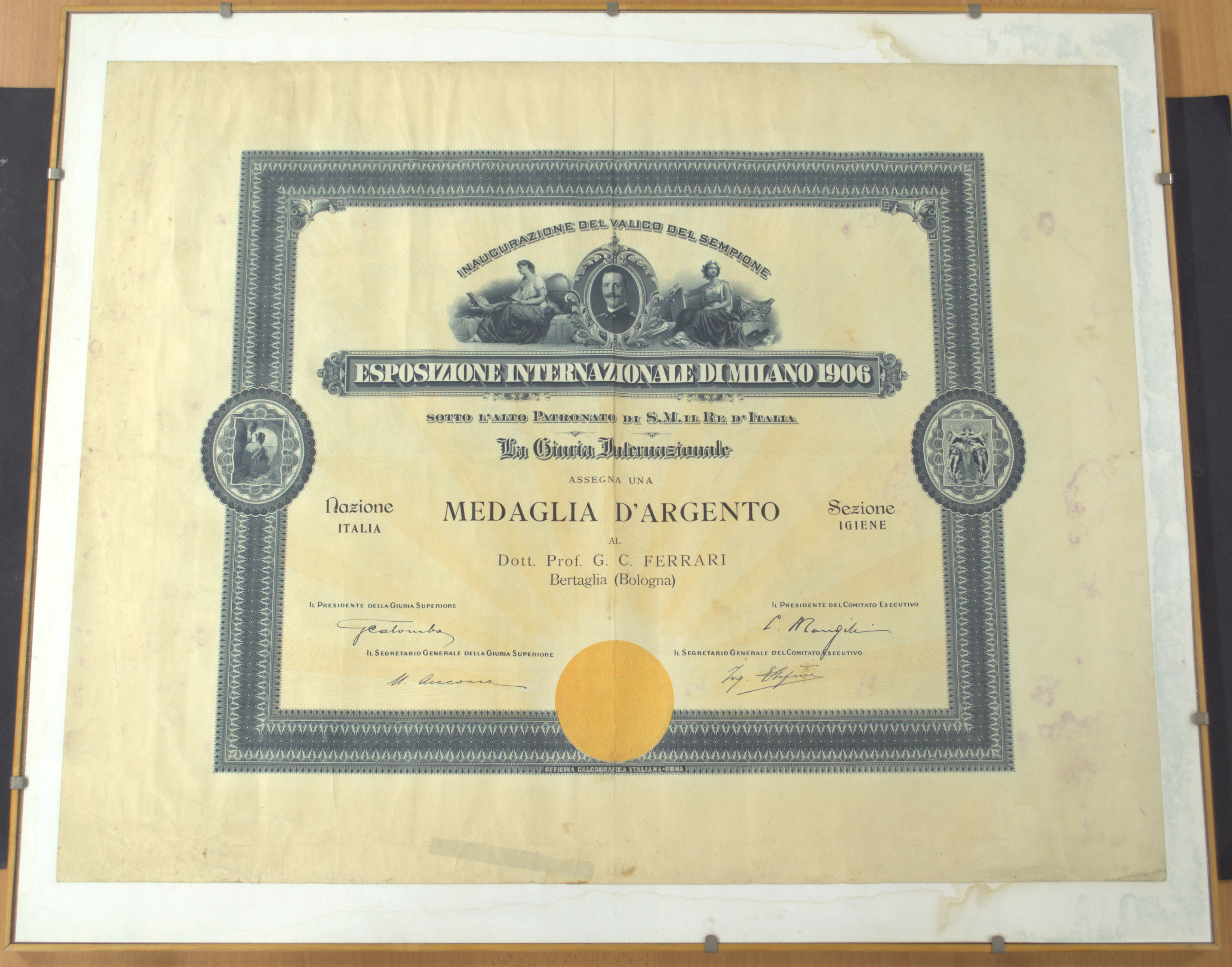 Encomi, onorificenze, attestati di merito – Aspi – Archivio ...