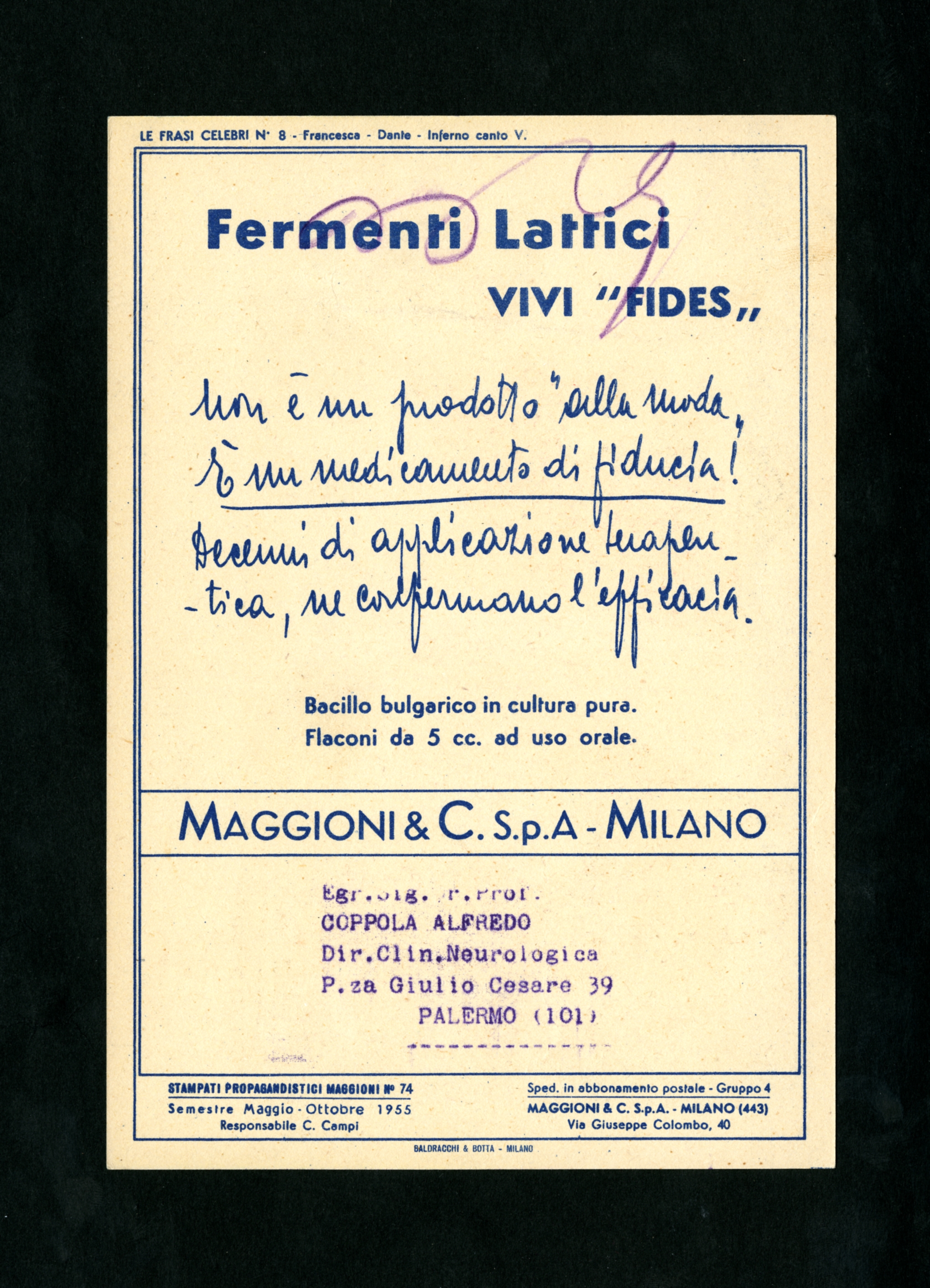 Maggioni C Le Frasi Celebri Aspi Archivio Storico Della Psicologia Italiana