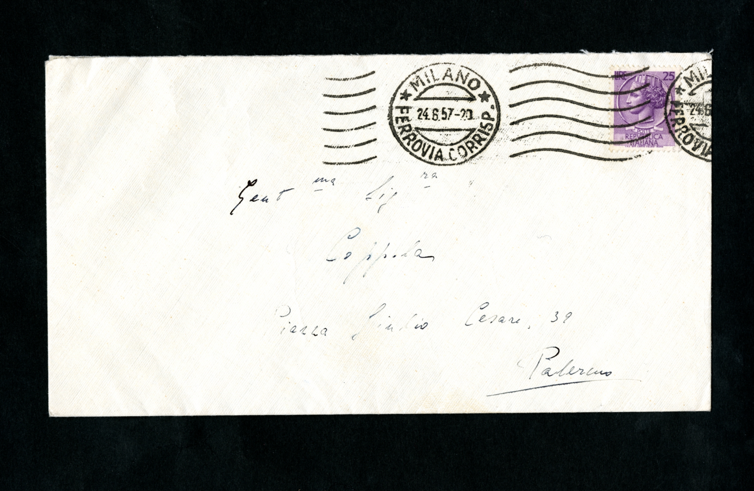 Lettera di condoglianze di Maria Manetto – Aspi – Archivio ...