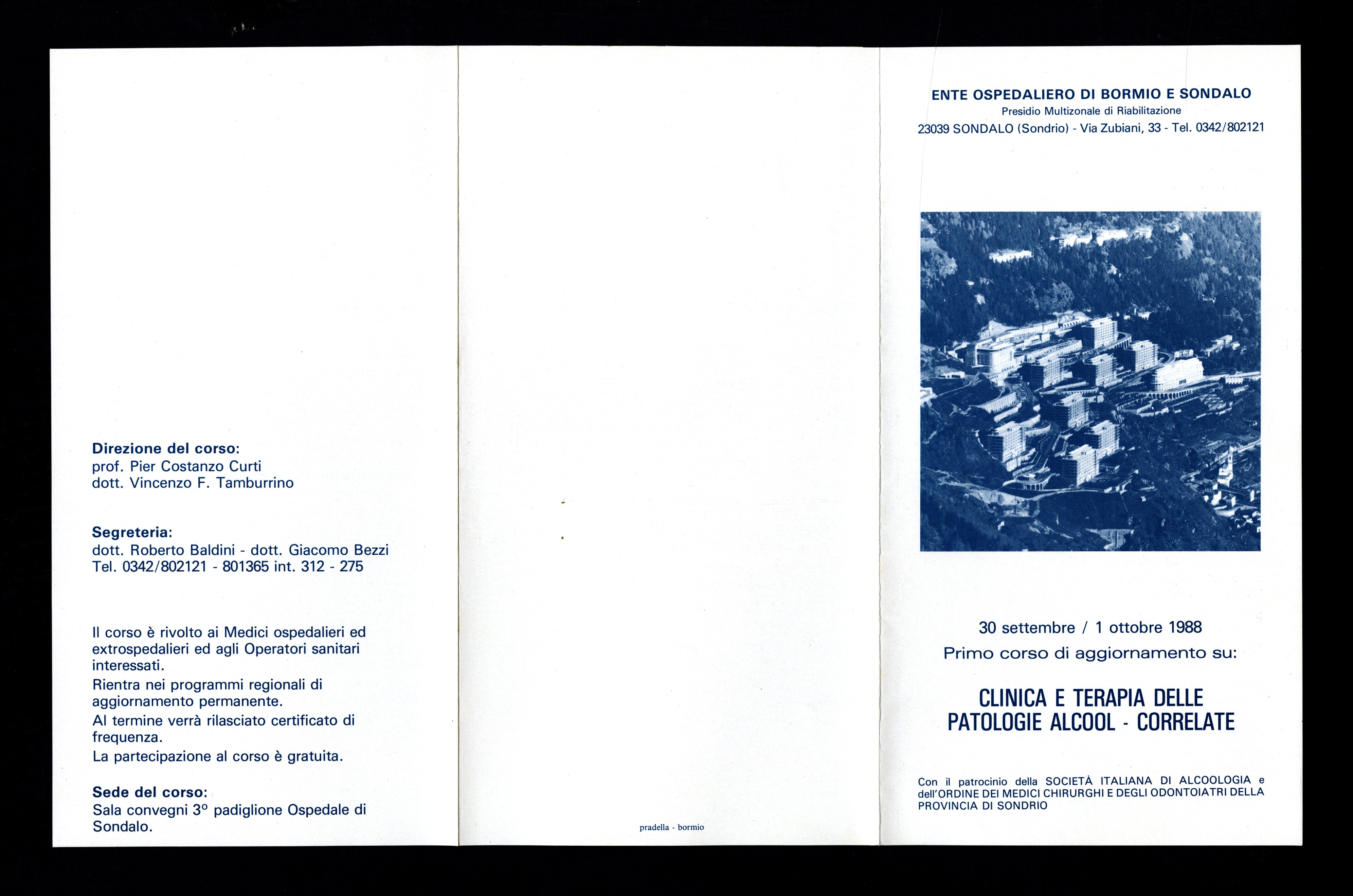 Primo corso di aggiornamento su “Clinica e terapia delle ...