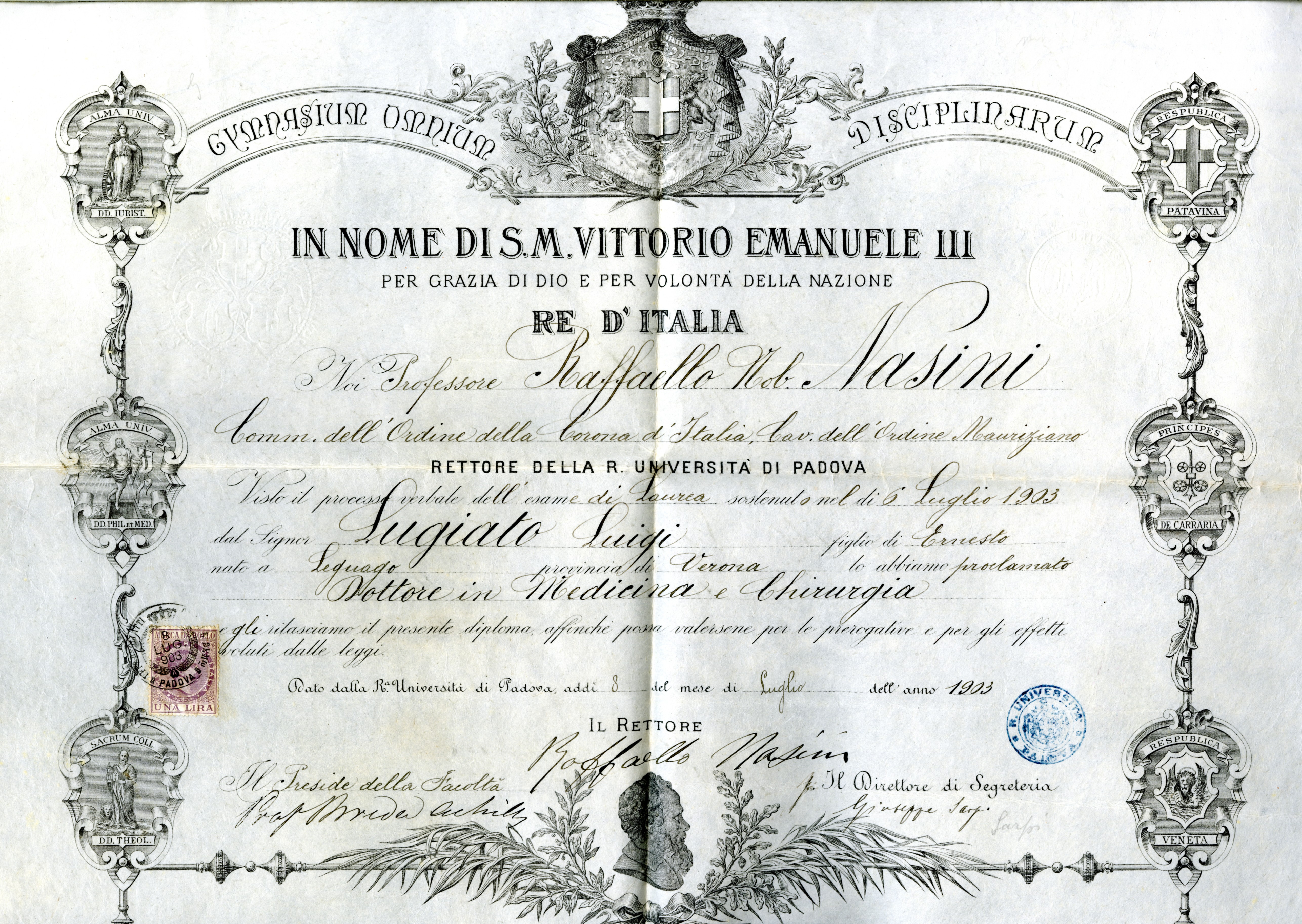 Diploma Di Laurea Aspi Archivio Storico Della Psicologia Italiana