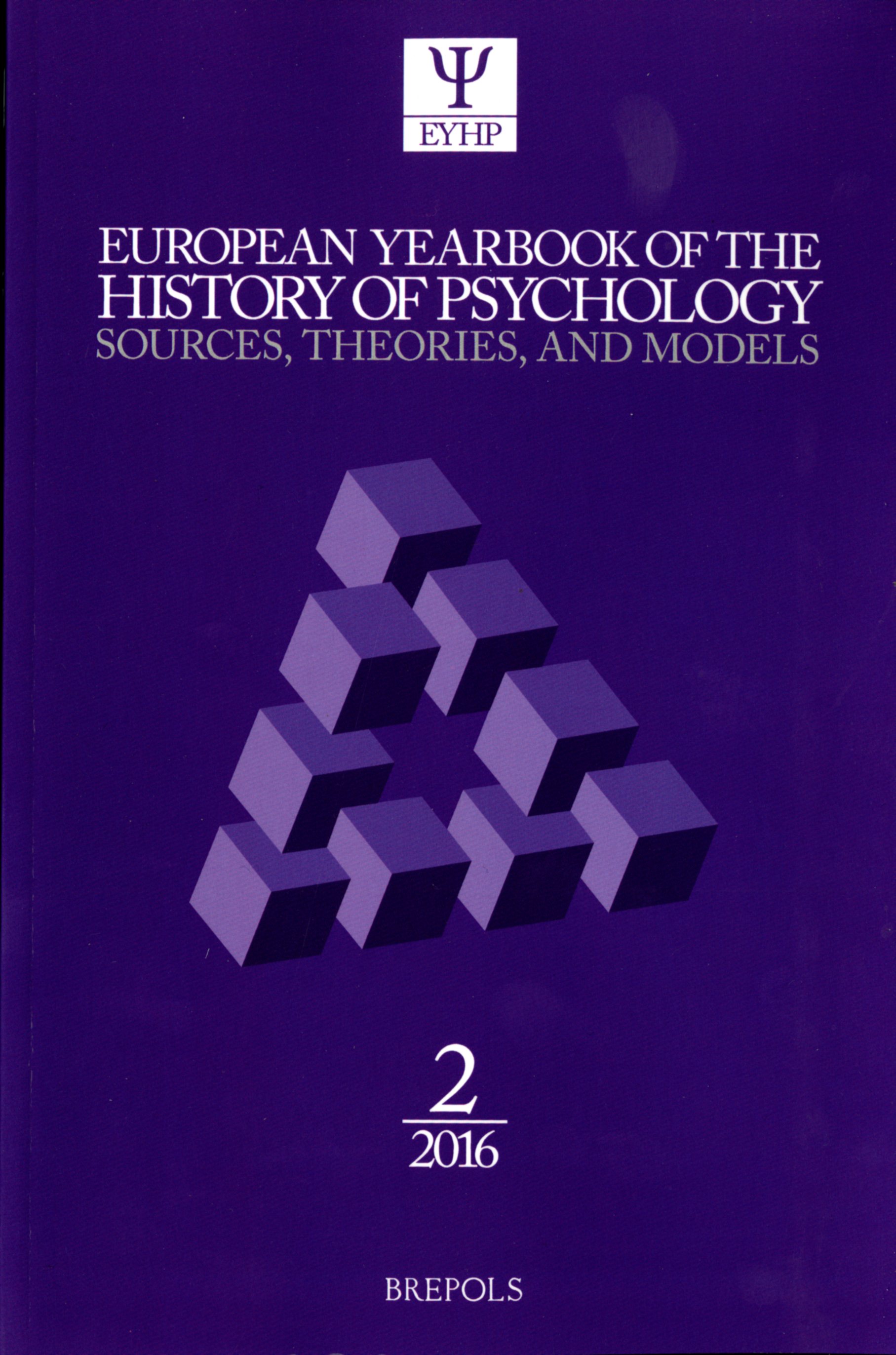 European Yearbook of the History of Psychology (2016)